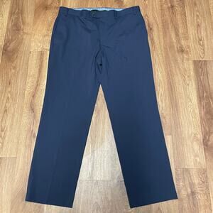 Ralph Lauren LRL Blue Window Pane Mens Dress Suit Pants Slacks Trousers 36Wx30L